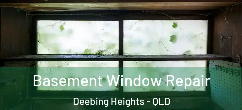 Basement Window Repair Deebing Heights - QLD