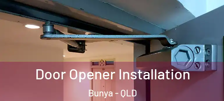  Door Opener Installation Bunya - QLD