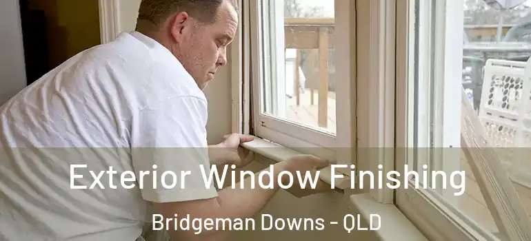  Exterior Window Finishing Bridgeman Downs - QLD