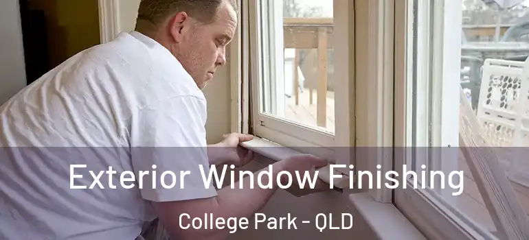  Exterior Window Finishing College Park - QLD