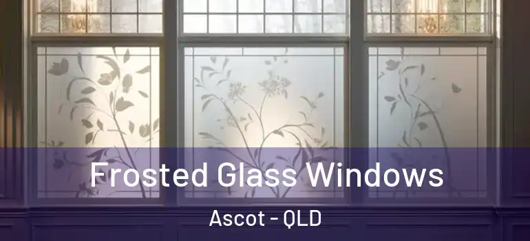  Frosted Glass Windows Ascot - QLD
