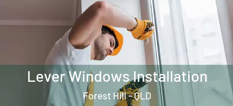  Lever Windows Installation Forest Hill - QLD