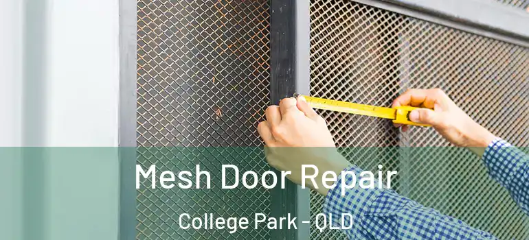  Mesh Door Repair College Park - QLD