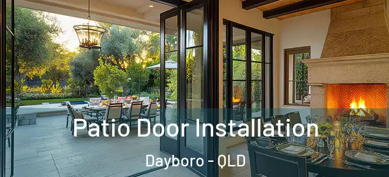  Patio Door Installation Dayboro - QLD