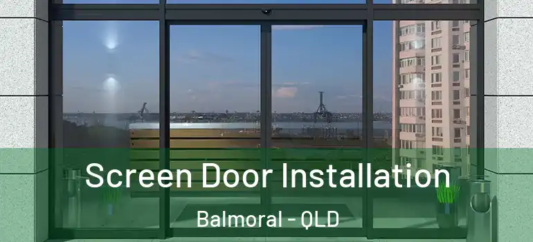  Screen Door Installation Balmoral - QLD