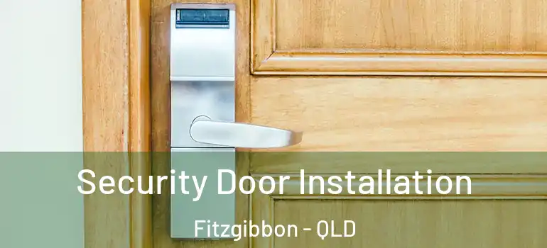 Security Door Installation Fitzgibbon - QLD
