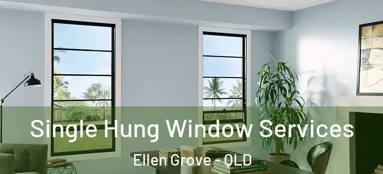  Single Hung Window Services Ellen Grove - QLD