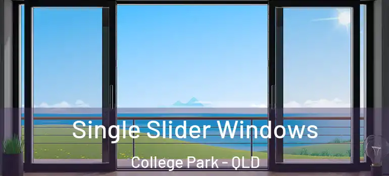  Single Slider Windows College Park - QLD