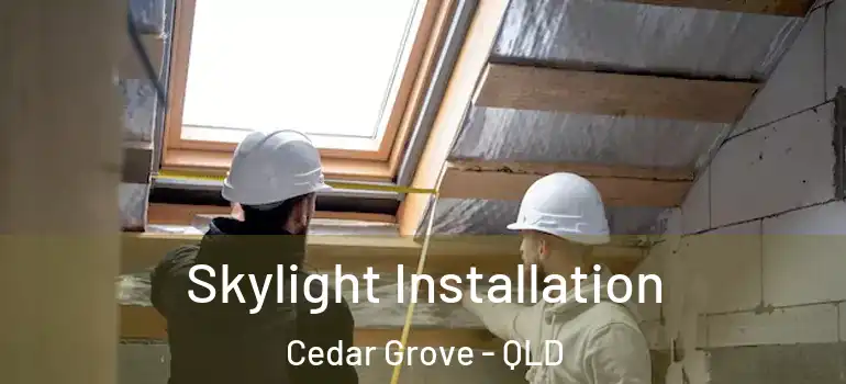  Skylight Installation Cedar Grove - QLD