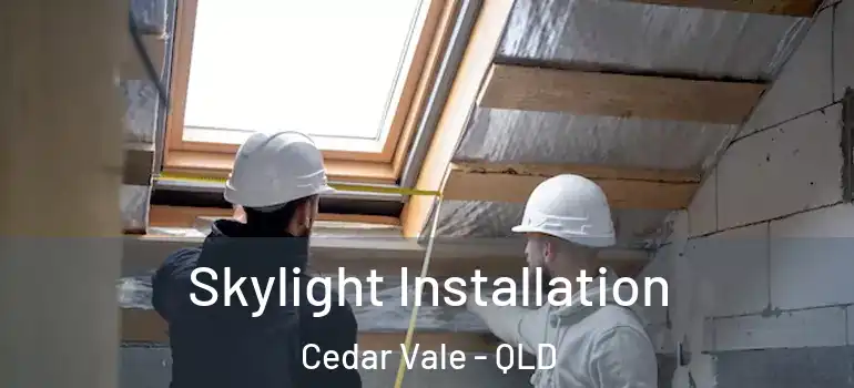  Skylight Installation Cedar Vale - QLD