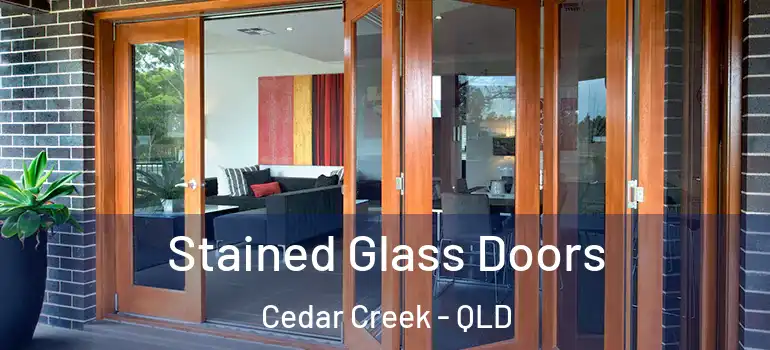  Stained Glass Doors Cedar Creek - QLD