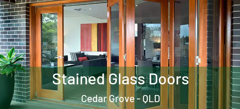  Stained Glass Doors Cedar Grove - QLD