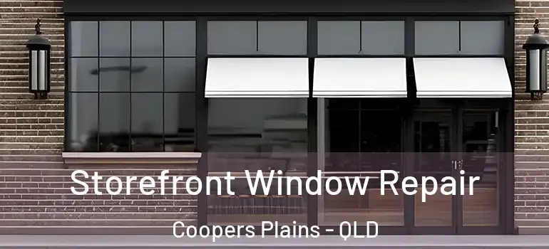 Storefront Window Repair Coopers Plains - QLD