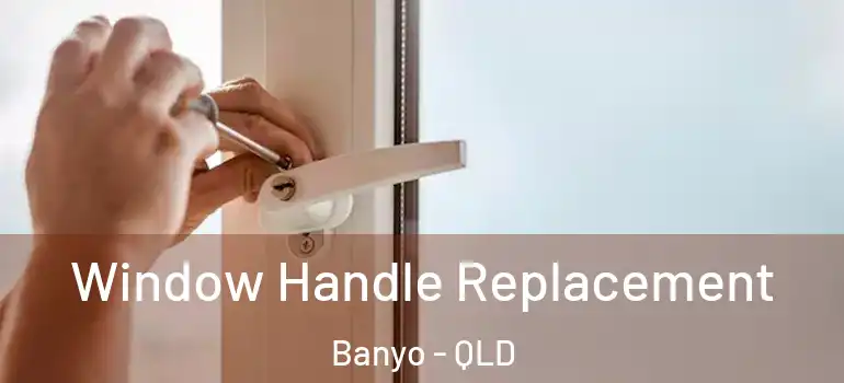  Window Handle Replacement Banyo - QLD