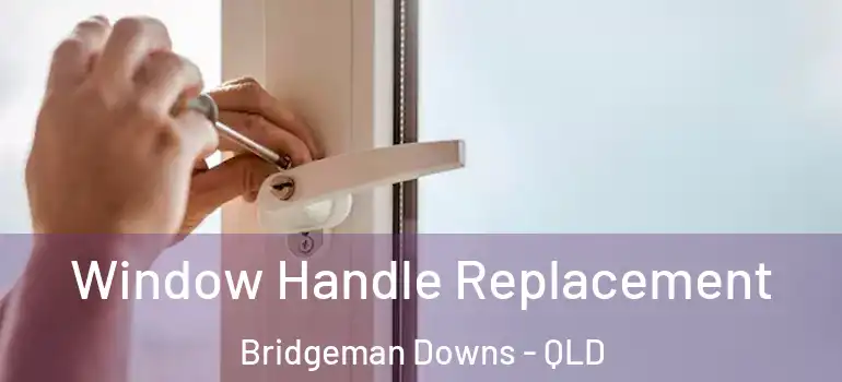  Window Handle Replacement Bridgeman Downs - QLD