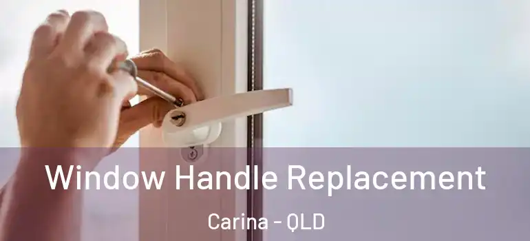  Window Handle Replacement Carina - QLD