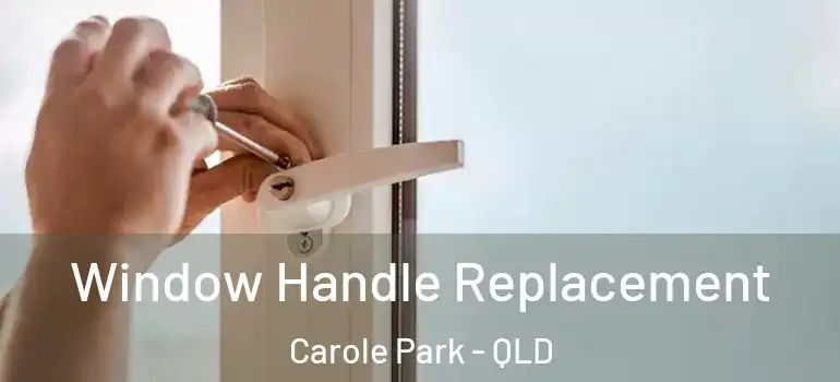  Window Handle Replacement Carole Park - QLD