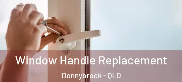  Window Handle Replacement Donnybrook - QLD