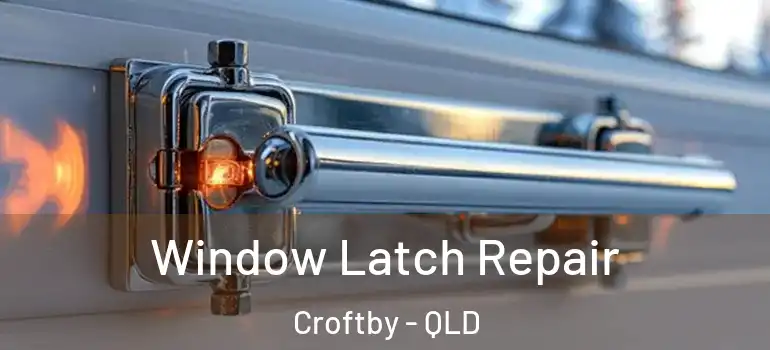  Window Latch Repair Croftby - QLD