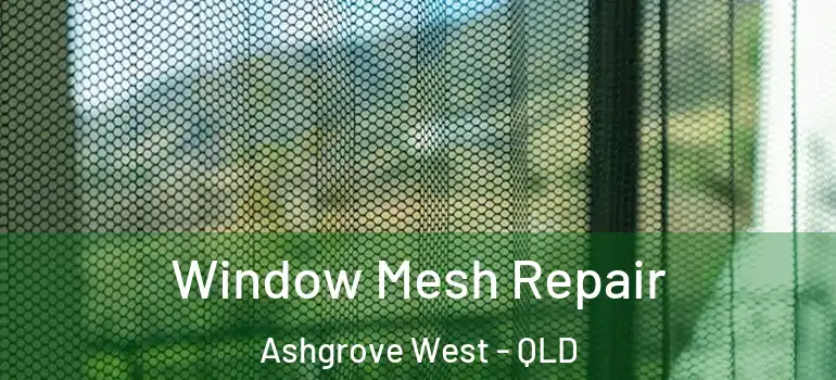  Window Mesh Repair Ashgrove West - QLD