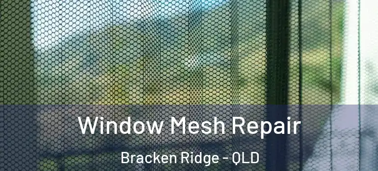  Window Mesh Repair Bracken Ridge - QLD
