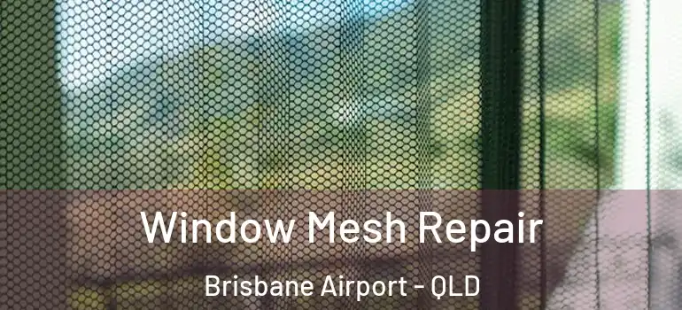  Window Mesh Repair Brisbane Airport - QLD