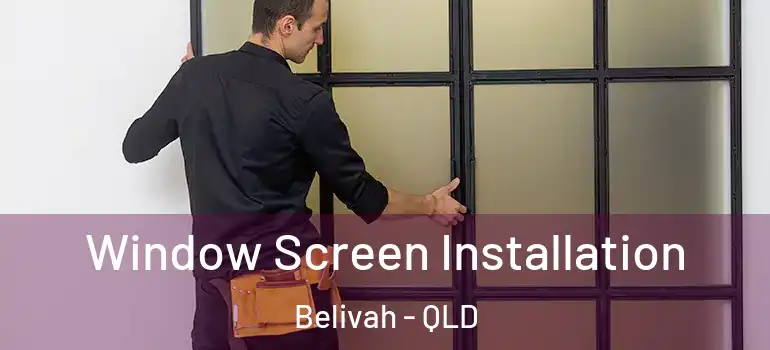  Window Screen Installation Belivah - QLD