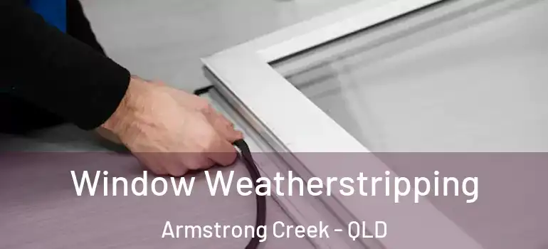  Window Weatherstripping Armstrong Creek - QLD